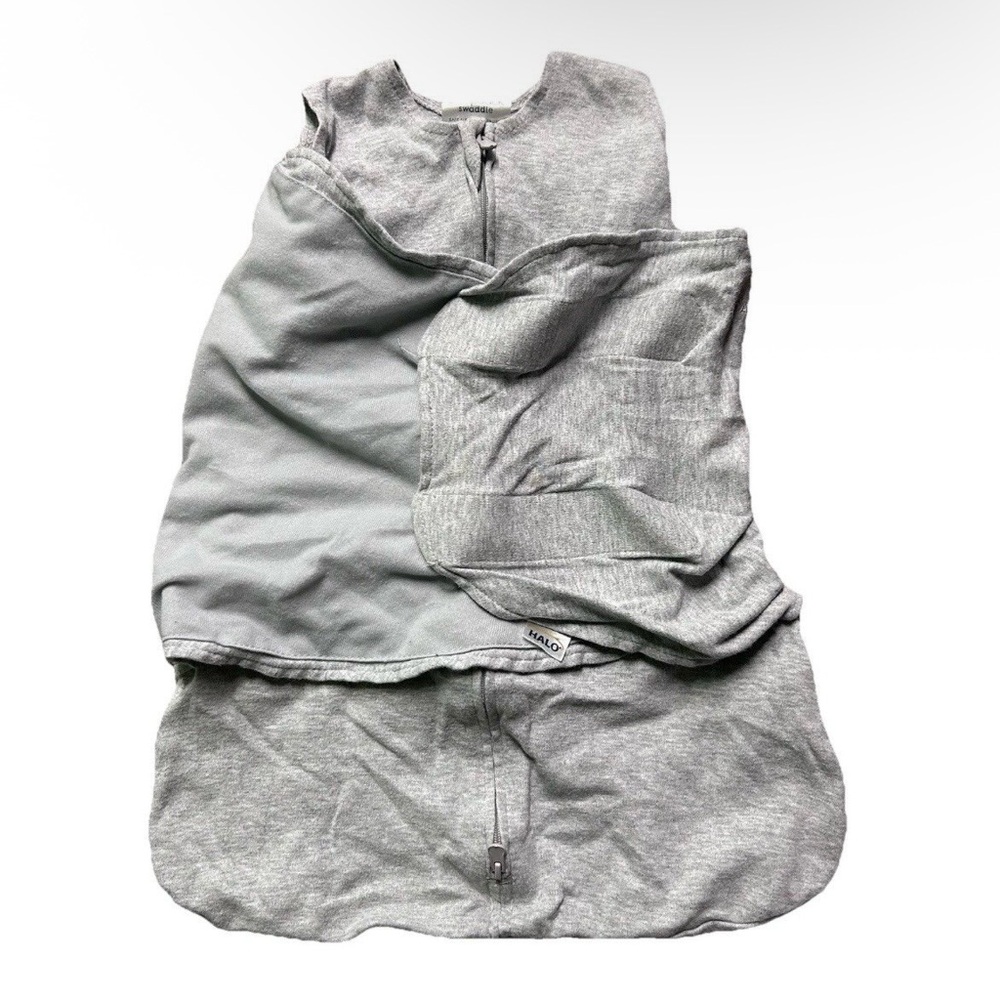 Halo Grey Cotton Swaddle Sleep Sack Size Newborn (0-3 Months)